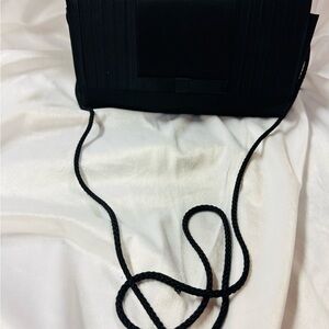 Valerie Stevens Black Clutch with Wristlet